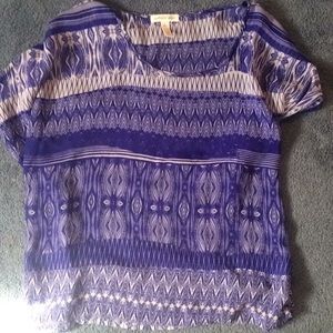 Cute blue and white blouse